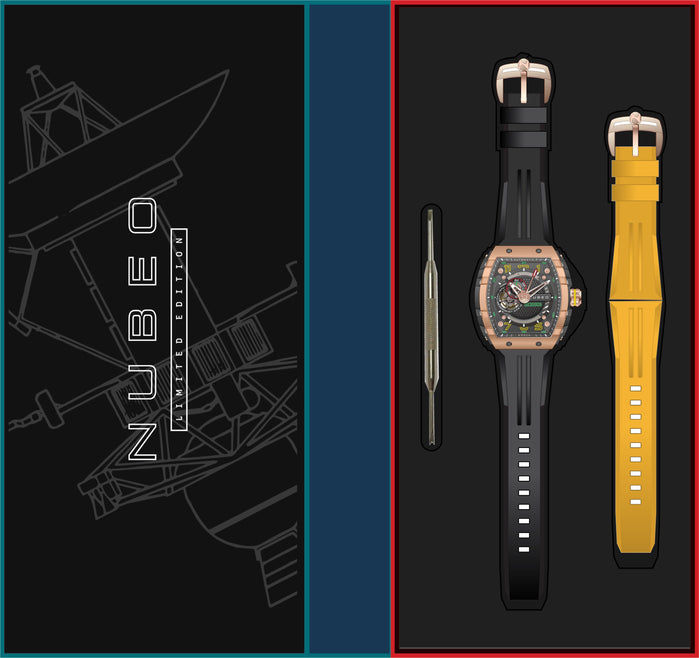 Nubeo Space Magellan Automatic Copper Limited Edition angled shot picture