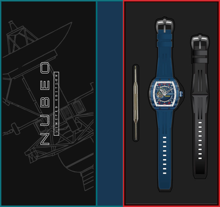 Nubeo Space Magellan Automatic Limited Edition Navus angled shot picture