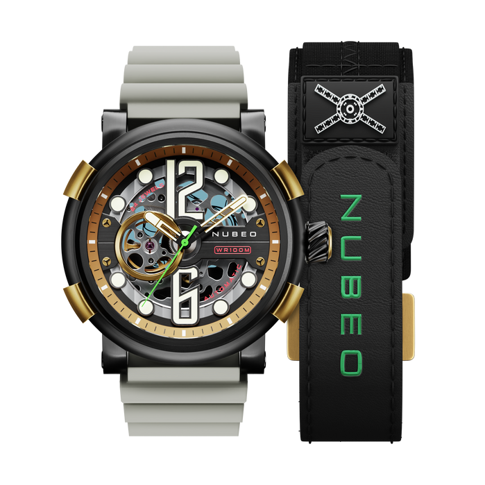 Nubeo Space Orion Automatic Limited Edition Supernova Black angled shot picture
