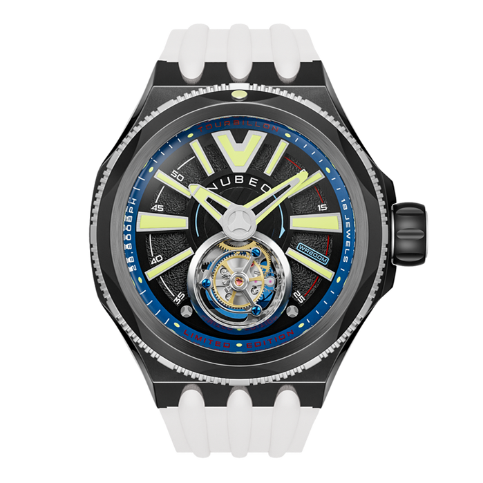 Nubeo Messenger Automatic Ice Galaxy Limited Edition angled shot picture