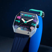 Nubeo Console Automatic Atari Asteroids 2600 Limited Edition Orbiting Blue