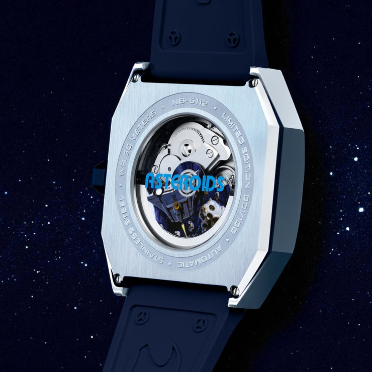 Nubeo Console Automatic Atari Asteroids 2600 Limited Edition Orbiting Blue