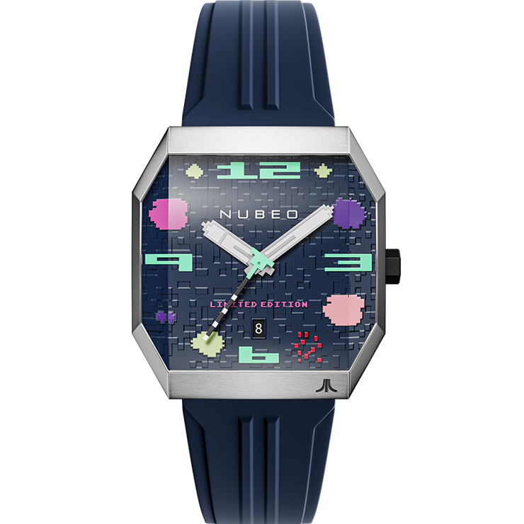 Nubeo Console Automatic Atari Asteroids 2600 Limited Edition Orbiting Blue