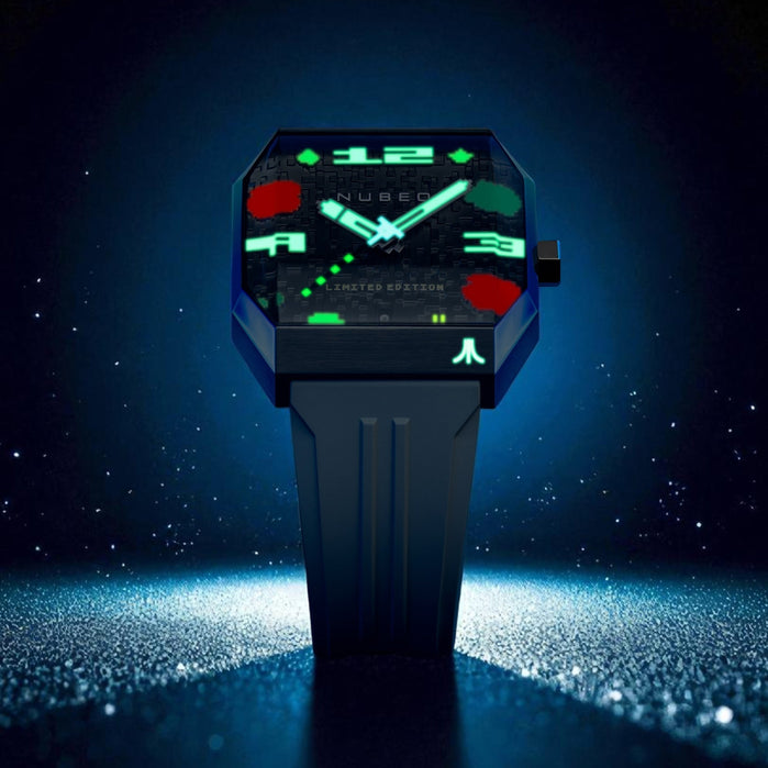 Nubeo Console Automatic Atari Asteroids 2600 Limited Edition Cosmic Void angled shot picture