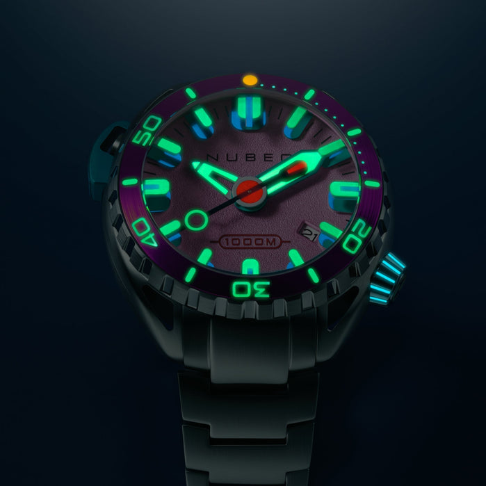 Nubeo Aluminaut Automatic Limited Edition Ultra Pink angled shot picture