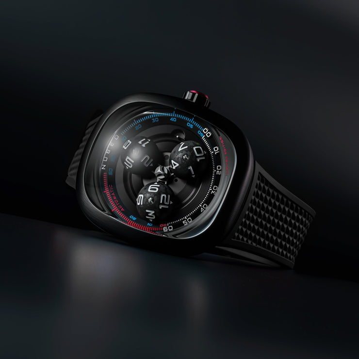 Nubeo Tri-star Orbit Automatic Limited Edition Lunar Black