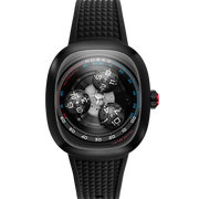 Nubeo Tri-star Orbit Automatic Limited Edition Lunar Black