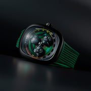 Nubeo Tri-star Orbit Automatic Limited Edition Nebula Green