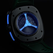 Nubeo Tri-star Orbit Automatic Limited Edition Nebula Green