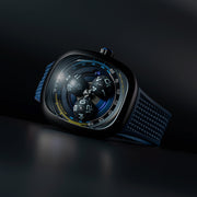 Nubeo Tri-star Orbit Automatic Limited Edition Planetary Blue