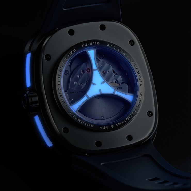 Nubeo Tri-star Orbit Automatic Limited Edition Planetary Blue