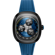 Nubeo Tri-star Orbit Automatic Limited Edition Planetary Blue