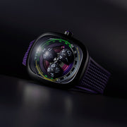 Nubeo Tri-star Orbit Automatic Limited Edition Galactic Purple