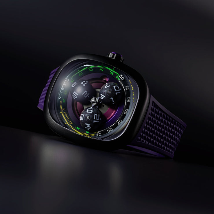 Nubeo Tri-star Orbit Automatic Limited Edition Galactic Purple