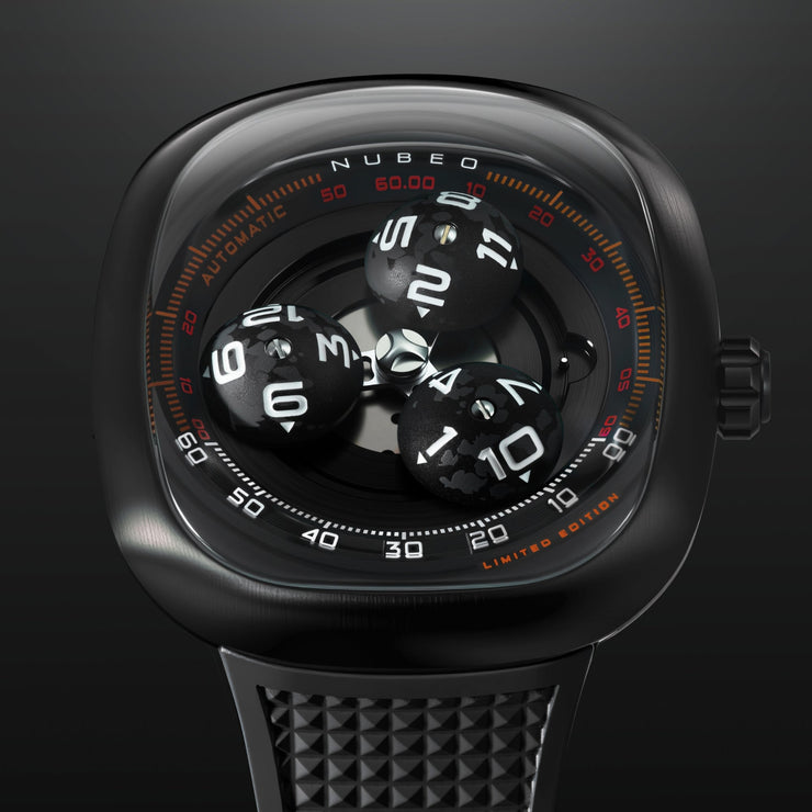 Nubeo Tri-star Orbit Automatic Limited Edition Starlit Black
