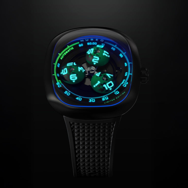 Nubeo Tri-star Orbit Automatic Limited Edition Starlit Black