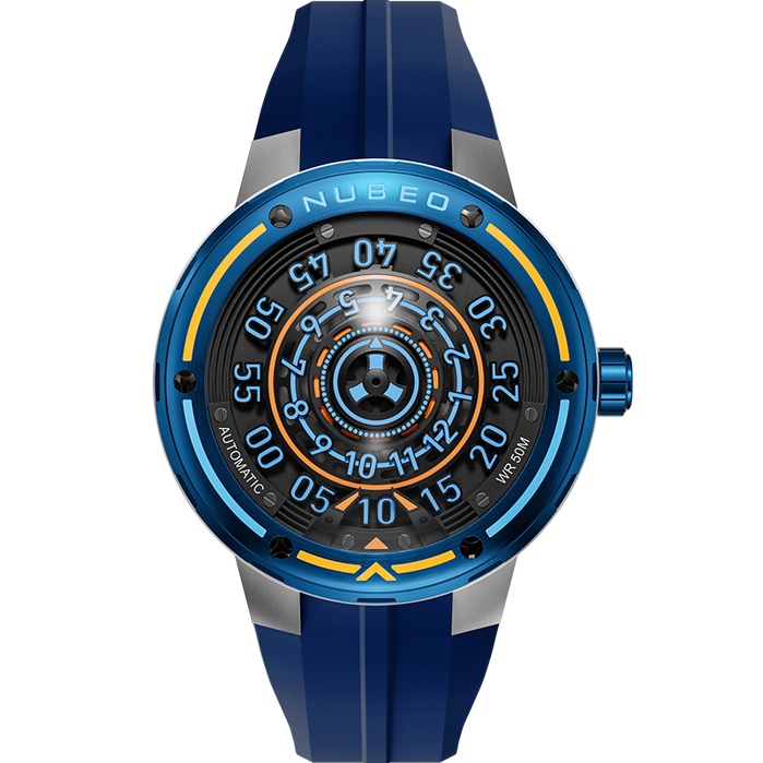 Nubeo Orbiter Automatic Limited Edition Lunar Lagoon angled shot picture