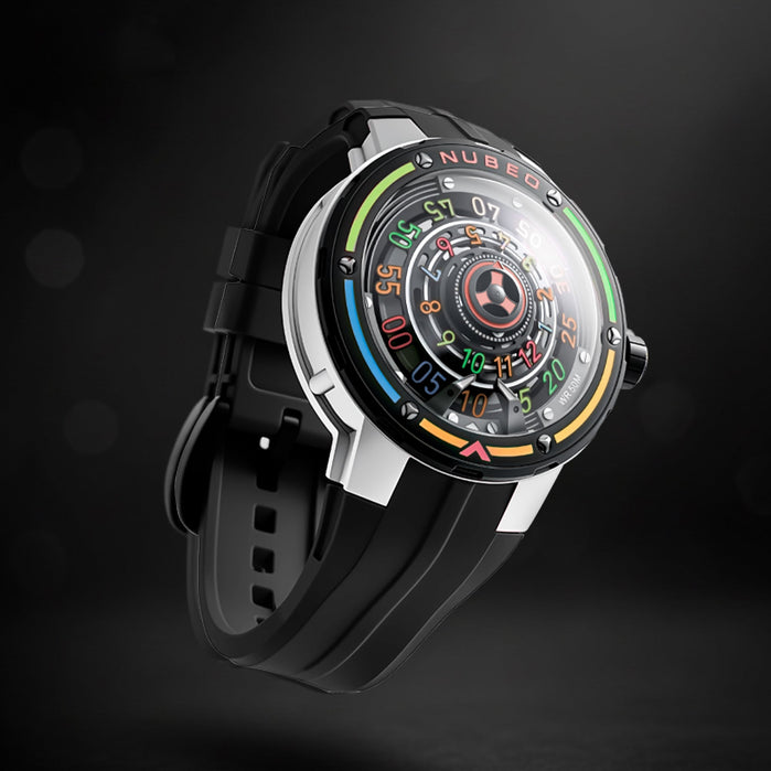 Nubeo Orbiter Automatic Limited Edition Celestial Abyss angled shot picture