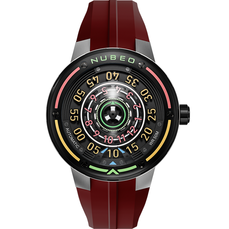 Nubeo Orbiter Automatic Limited Edition Rocket Red – Watches.com
