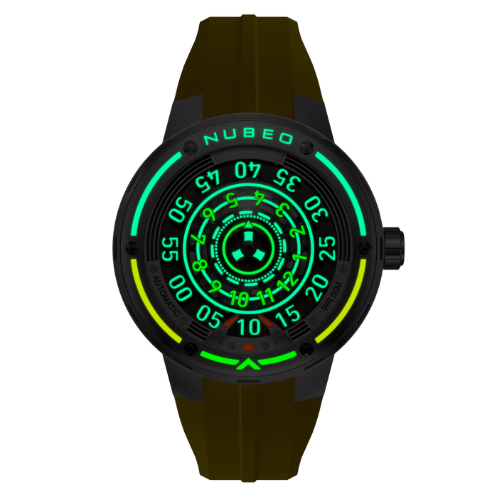 Nubeo Orbiter Automatic Stellar Sunbeam Limited Edition angled shot picture