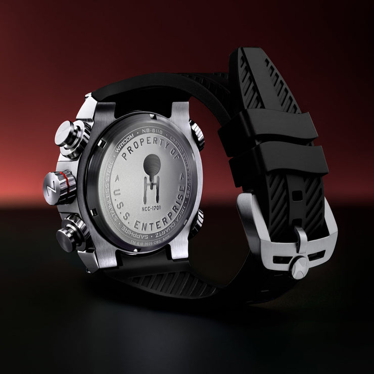 Nubeo Deimos Chronograph Star Trek Galileo Starship Black Limited Edition