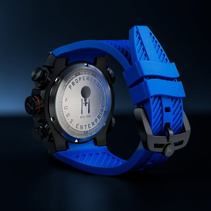 Nubeo Deimos Chronograph Star Trek Galileo Limited Edition Starship Blue