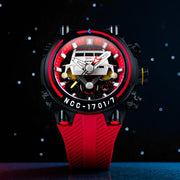 Nubeo Deimos Chronograph Star Trek Galileo Limited Edition Starship Red