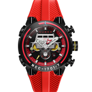 Nubeo Deimos Chronograph Star Trek Galileo Limited Edition Starship Red