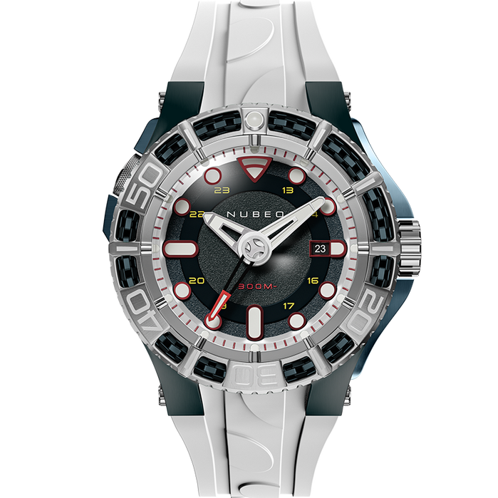 Nubeo Manta Automatic Limited Edition Tidal Blue* angled shot picture