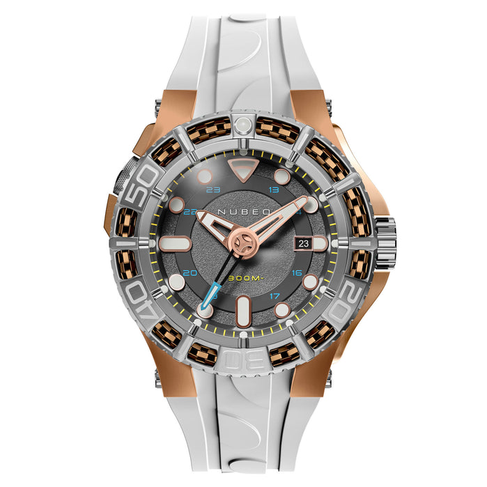 Nubeo Manta Automatic Limited Edition Gale Grey angled shot picture
