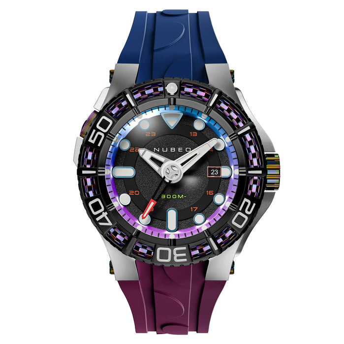 Nubeo Manta Automatic Limited Edition Aqua Aurora angled shot picture