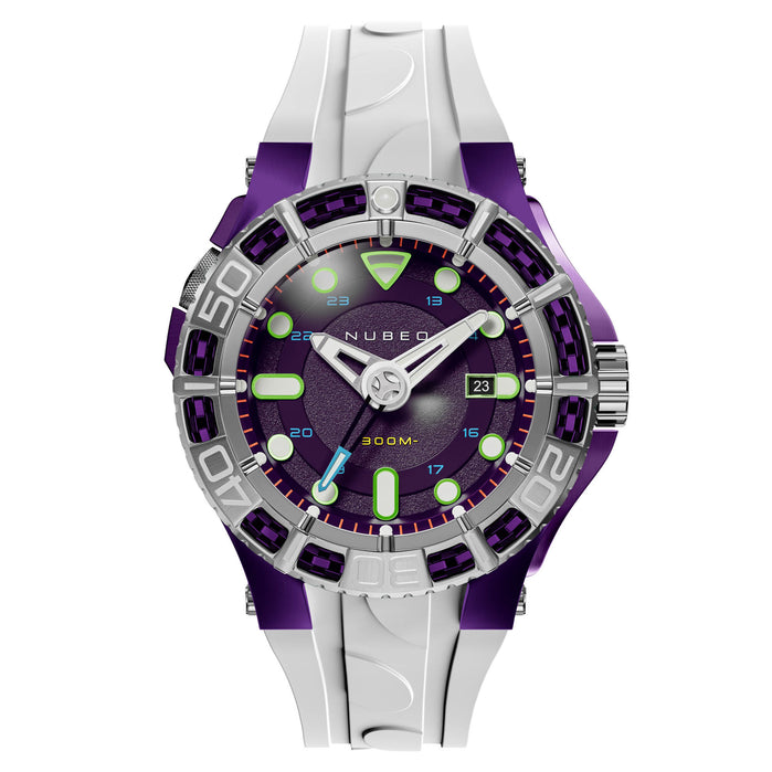 Nubeo Manta Automatic Limited Edition Sea Lavender angled shot picture