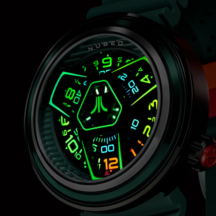 Nubeo Ventana Automatic Atari Retro Gamer Limited Edition Arcade Aura angled shot picture