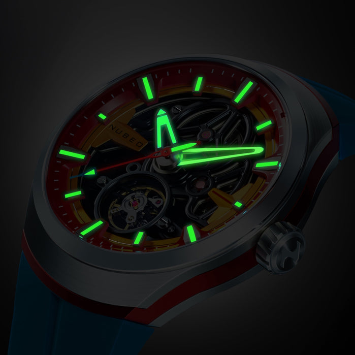 Nubeo Ulysses Automatic Starlit Azure Limited Edition angled shot picture