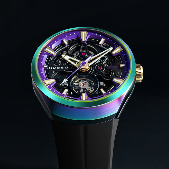 Nubeo Ulysses Automatic Limited Edition Pulsar Shadow angled shot picture