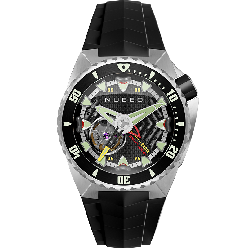 Nubeo Megalodon Automatic Predator Black Limited Edition | Watches.com
