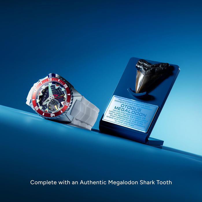 Nubeo Megalodon Automatic Marine Titan Limited Edition angled shot picture