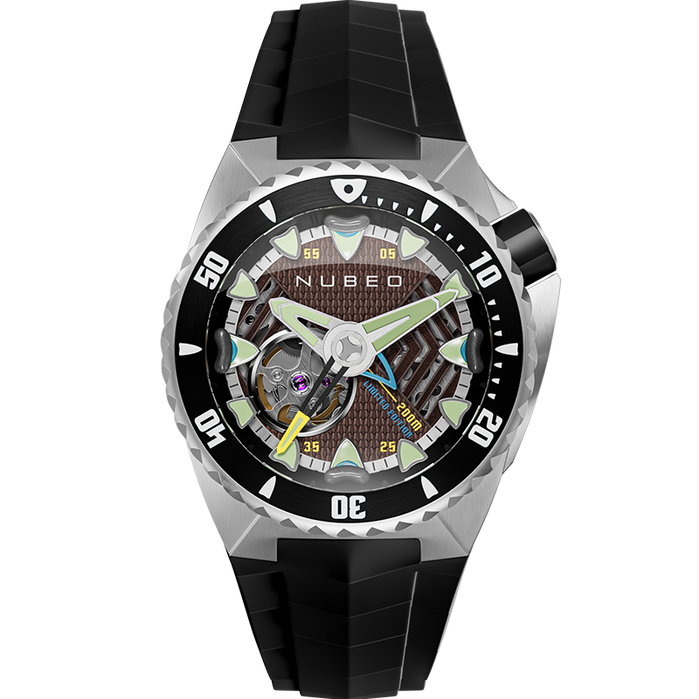 Nubeo Megalodon Automatic Ocean Abyss Limited Edition angled shot picture