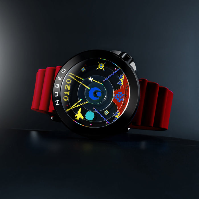 Nubeo Ventana Automatic Atari Missile Command Vector Red Limited Edition angled shot picture