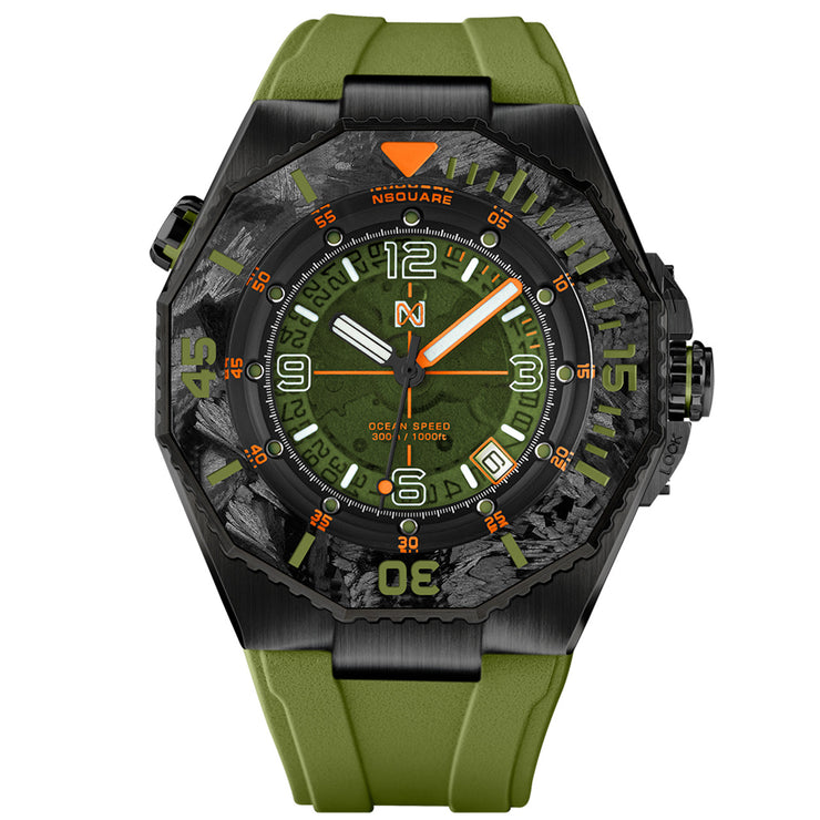 Nsquare Ocean Speed Diver Swiss Automatic Green