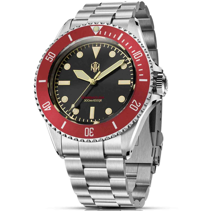 NTH Barracuda Automatic Date Vintage Red SS