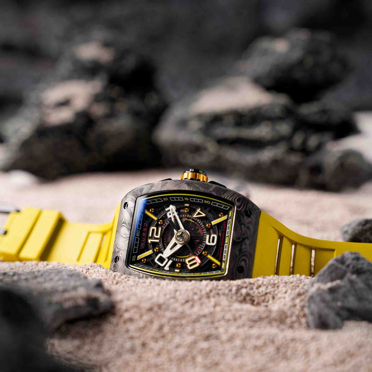 Nubeo Parker Automatic Carbon Yellow Limited Edition