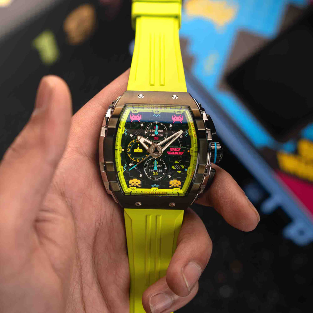 Nubeo Magellan Chronograph Space Invaders Limited Edition Galactic