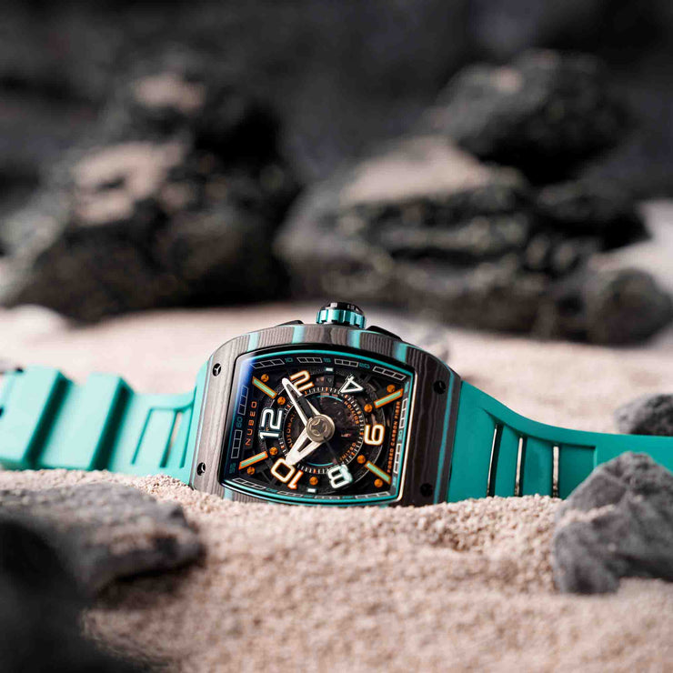 Nubeo Parker Automatic Carbon Teal Limited Edition