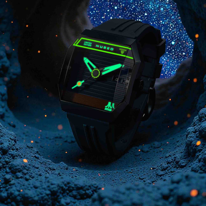 Nubeo Console Automatic Atari 2600 Binary Blue Limited Edition angled shot picture