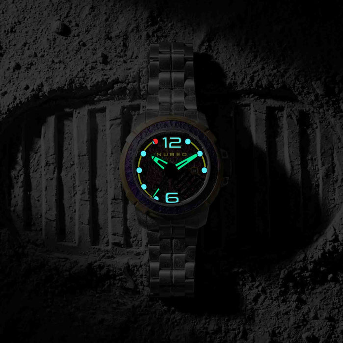 Nubeo Apollo Automatic One Small Step Canyon Drift Limited Edition angled shot picture