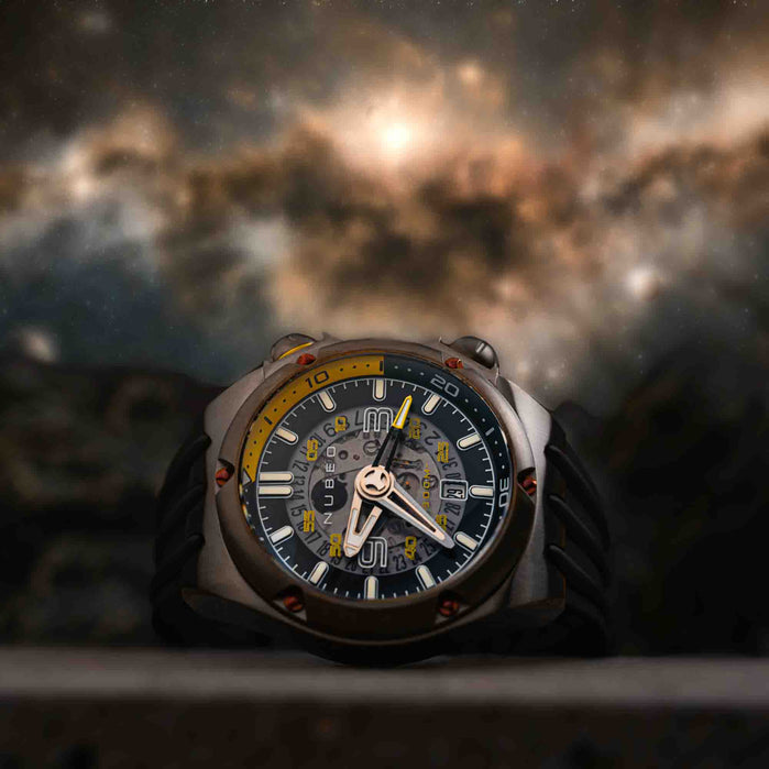 Nubeo Nereus Compressor Automatic Slate Gray Limited Edition angled shot picture