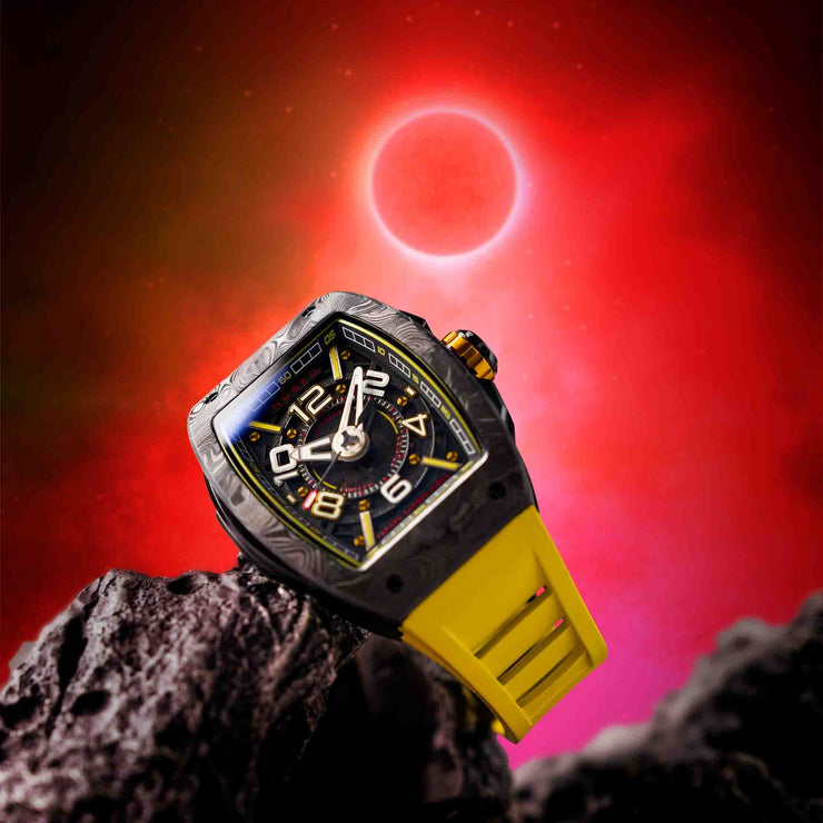 Nubeo Parker Automatic Carbon Yellow Limited Edition