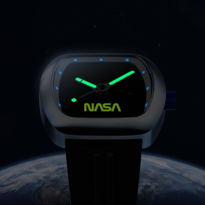 Nubeo Elysium Automatic NASA Dark Frontier Limited Edition angled shot picture