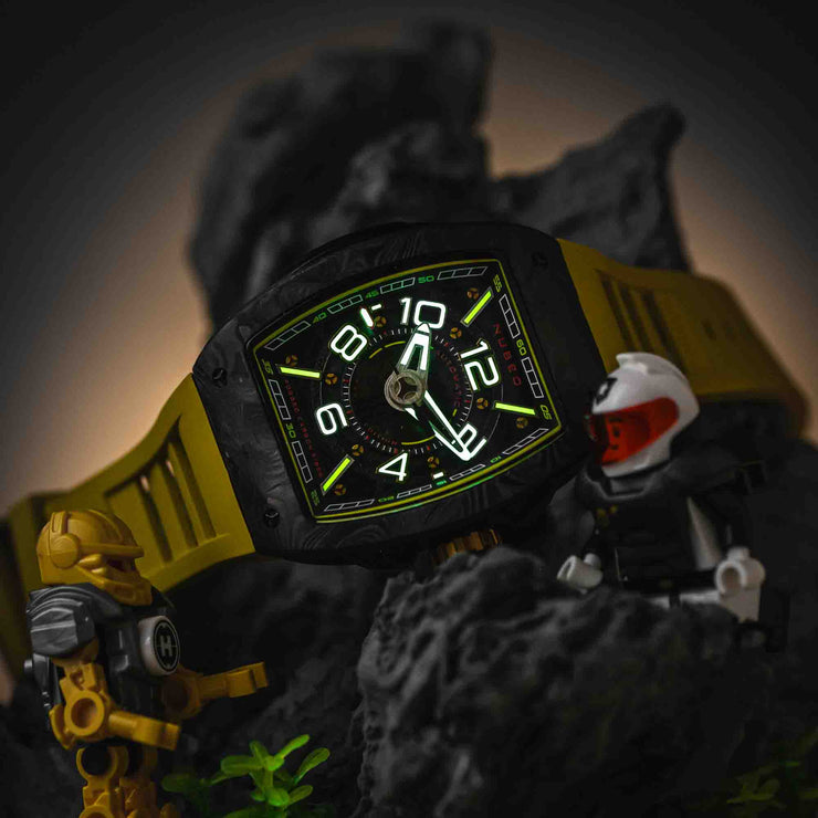 Nubeo Parker Automatic Carbon Yellow Limited Edition